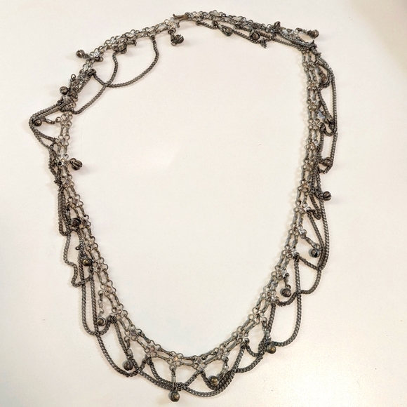 Rare Vintage Metal Belly Dancer Jingle Hip Belt - Picture 1 of 5